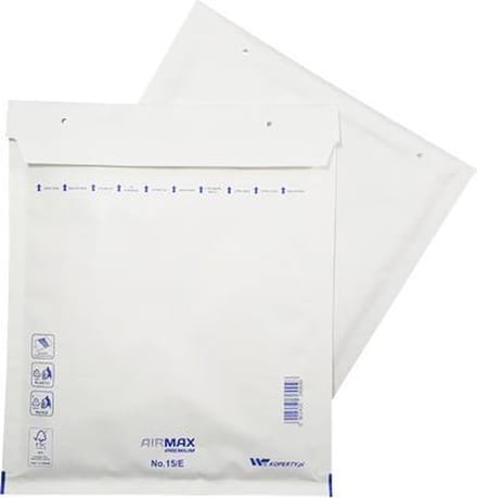 15 stuks - Luchtkussen enveloppen E (Bubbeltjes envelop E/15) 220 x 265 mm