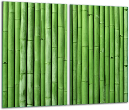 TMK ArtDeko Serie - Snijplank van glas - Groen - 2x 30x52 cm - Hittebestendig