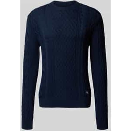 Regular fit gebreide pullover van zuiver katoen