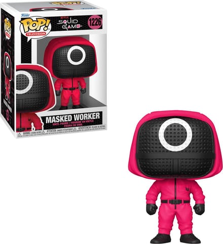 Funko POP! Squid Game Verzamelfiguur - Red Soldier (Mask) 9 cm