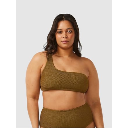 Rip Curl Sunshine One Shoulder Top Bikini Top groen