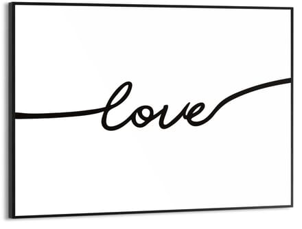 Schilderij Love - 30 x 40 - Hout - REINDERS
