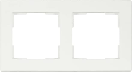 ION Industries - Afdekraam - V1 - 2-voudig - verticaal/horizontaal - 156 x 85 x 11 mm - mat wit