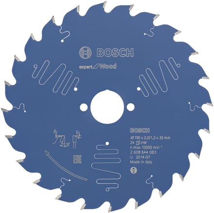 Bosch EXPERT FOR WOOD CIRCULAR SAW BLADE FOR CIRCULAR TABLE SAWS