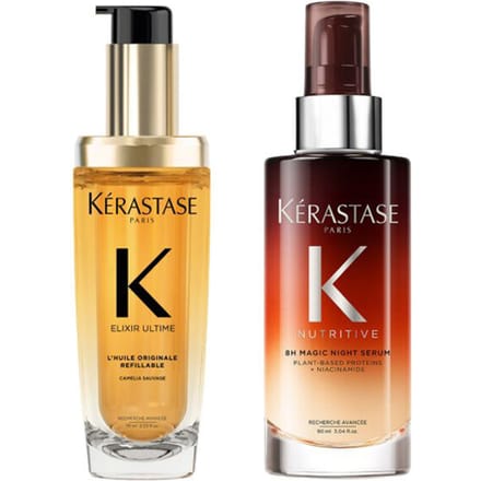 Kérastase Elixir Ultime Oil 75ml + Nutritive 8H Magic Night Serum 90ml