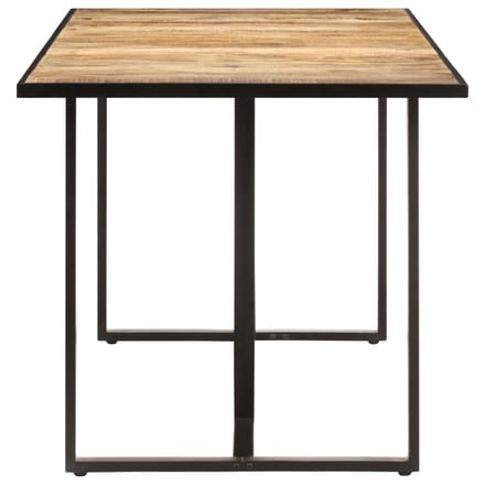 vidaXL - Eettafel - 180 - cm - ruw - mangohout