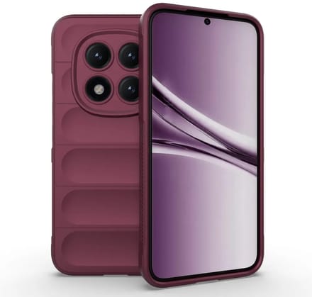 MobyDefend Hoesje - Geschikt voor Xiaomi Redmi Note 15 Pro Plus 5G - TPU Gripcase - Donkerpaars