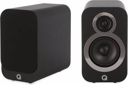 Q Acoustics 3010i - Compacte Boekenplank Luidsprekers - Zwart (per paar)