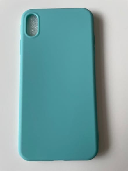 Siliconen Hoesje Geschikt voor iPhone XS Max - TPU/Siliconen Back Cover - Turquoise