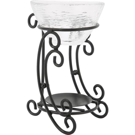 Brûleur d'Huile Essentielle d'Aromathérapie en Fer Diffuseur d'Arôme Intérieur pour la Maison Four Décoration white