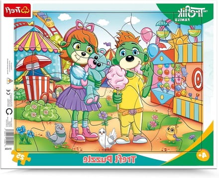 Raampuzzel Peuters - Grote Stukken Puzzel - Samen Spelen - Met Frame - 25 Stukken - Multicolour
