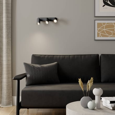 Nowodvorski Lighting Wandspot Eye Spot 3-lamps, zwart