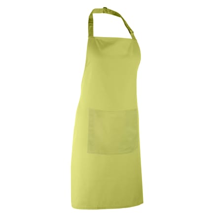 Premier Dames/Dames Kleuren Bipschort Met Zak / Werkkleding (Pakket van 2) (Kalk)