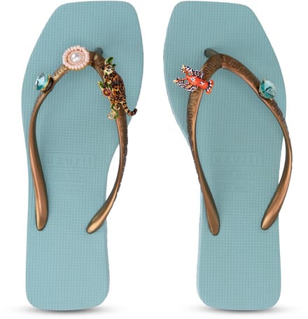 Uzurii | Teenslippers | Dames | Azul | Maat 35/36