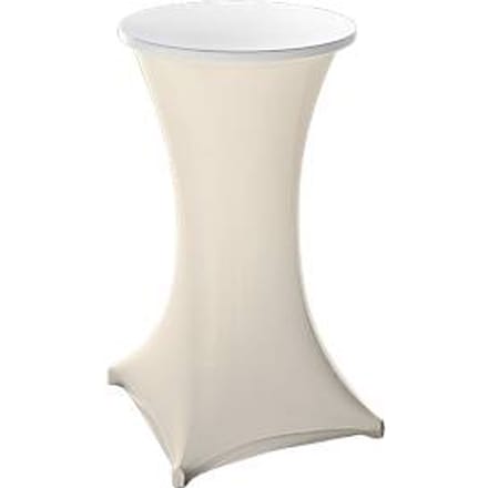 Hoes voor statafel, ø 700 mm, champagne-ecru