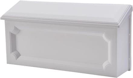 Wandbrievenbus Wit Polypropyleen Klassiek Model Geschikt voor Brieven en Tijdschriften