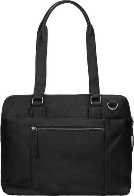 The Chesterfield Brand Cow Waxed Laptoptas / Businesstas Cara 11 Black