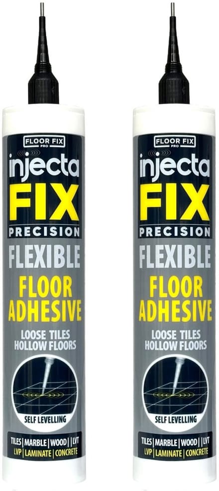 Floor Fix Pro Injectafix Injectielijm 300 ml 2 Stuks - Voor Holle Tegels