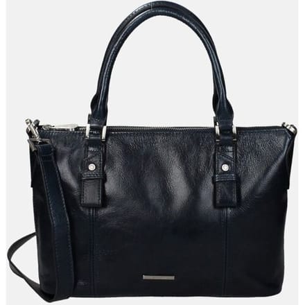 Claudio Ferrici Pelle Vecchia Handtas Tote Navy