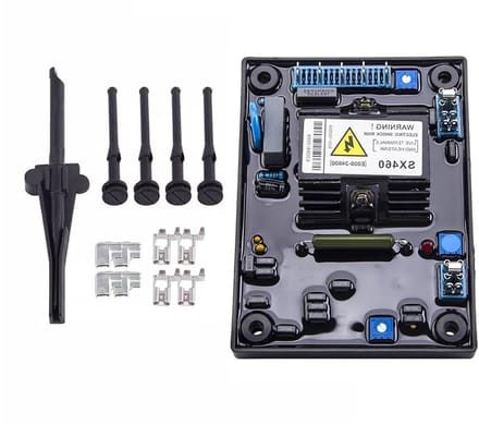 Spanningsregelaar Module - AVR Stabilisator - Generator Onderhoud - Automatische Voltage - 2.54 cm - Zwart