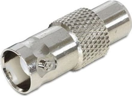 BNC (v) - Tulp RCA (v) adapter