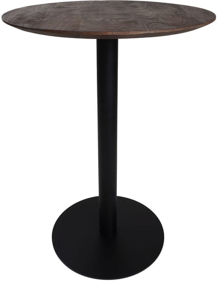Home67 Bartafel espresso mangohout rond ø70 cm