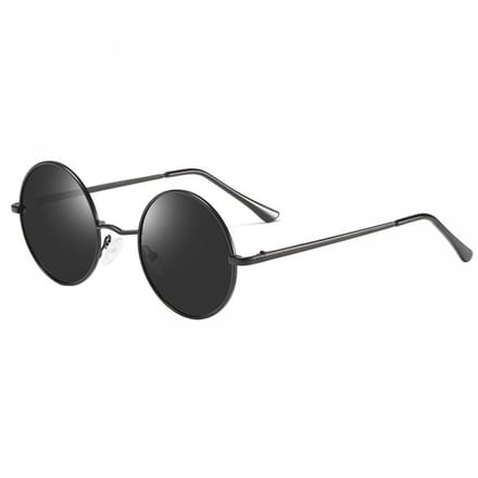 ronde zonnebril - gepolariseerd - unisex - zilver