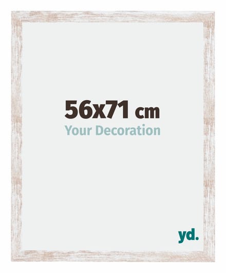 Your Decoration - Fotolijst 56x71 cm - MDF - White Wash - Catania