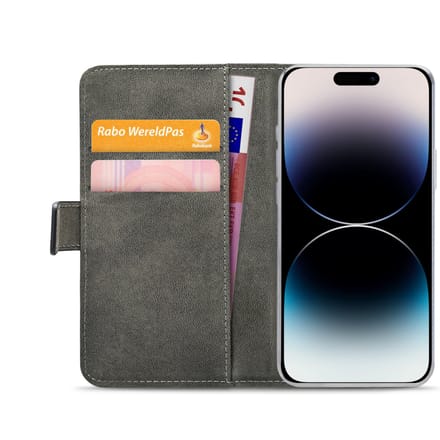 iPhone 14 Pro Bookcase - Zwart