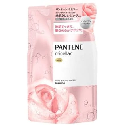 PANTENE Japan - Micellar Pure & Rose Water Shampoo Refill 350ml