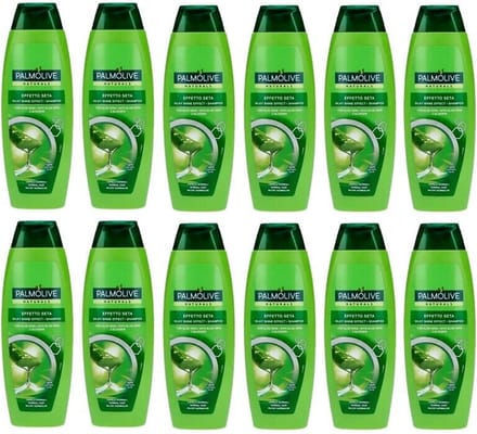 PALMOLIVE Naturals Shampoo- Silky Shine Effect - 12x 350 ml - Voordeelverpakking