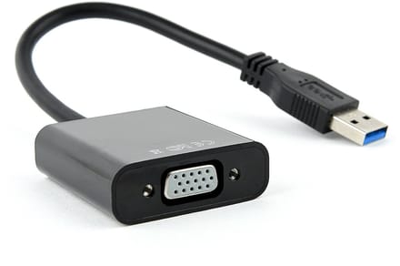 Coretek USB3.0 naar VGA adapter - 0.15 meter