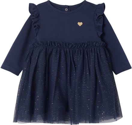 Vertbaudet Kerstjurk babymeisjes rok tule met pailletten