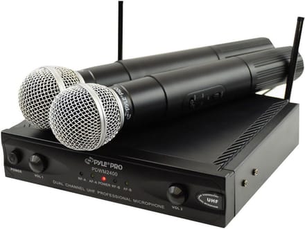 Draadloos Dubbel Microfoonsysteem voor Optredens en Presentaties
