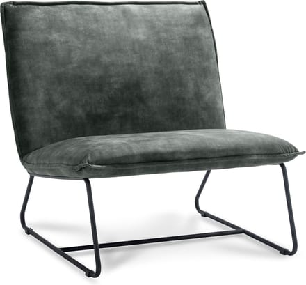 Icon Living - Fauteuil Coco - 1.5 zits - Stof Adore Hunter - Gun Color Frame
