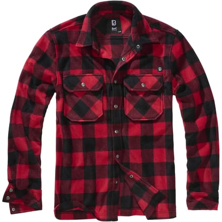 Brandit Jeff Heren Longsleeve - zwart/rood - S