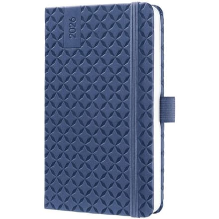 Sigel weekagenda Flair 2026 formaat A6 Indigo Blue hardcover
