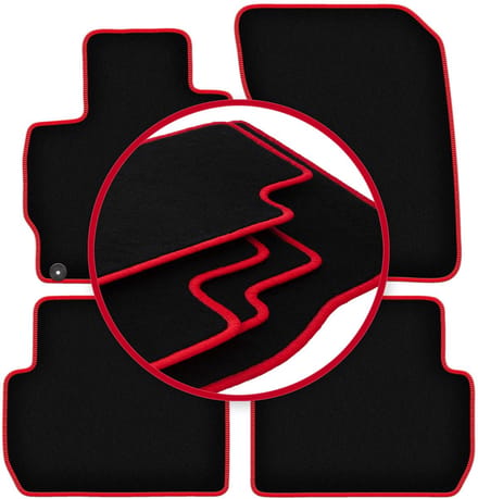 CARLUX-RED automatten voor: Mitsubishi Outlander III PHEV SUV (2012-)