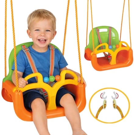 Schommelstoel Baby 3in1 - Woopie Oranje