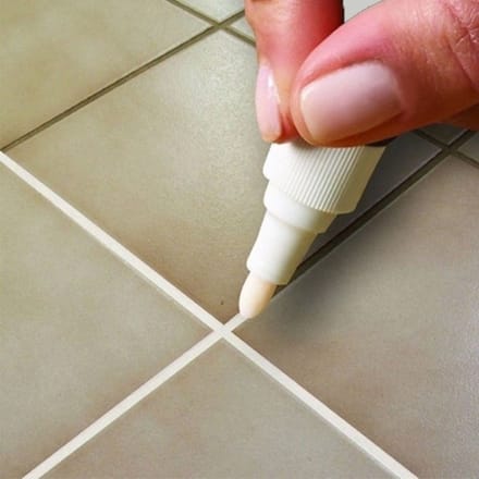 Parkside - Grout pen - voegenstift - wit - 2-4 mm - stift kleuren voegen - 7 ml