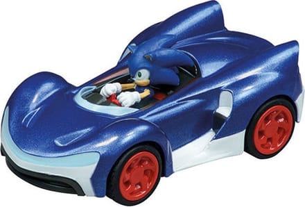 Carrera Speelgoedvoertuig - P-S Sonic the Hedgehog - Sonic Speed Star - Pull Back Auto - Terugtrekauto - 1:43