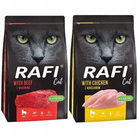 Dolina Noteci Rafi Cat MIX - Katten Droogvoer - Rund - Kip - 2x7kg