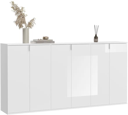 ProjektX kommode 6 deuren wit.