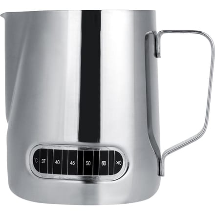 600ml Roestvrijstalen Melkopschuitlepel Espresso Koffiekopjes Mokken met Maatverdeling gray