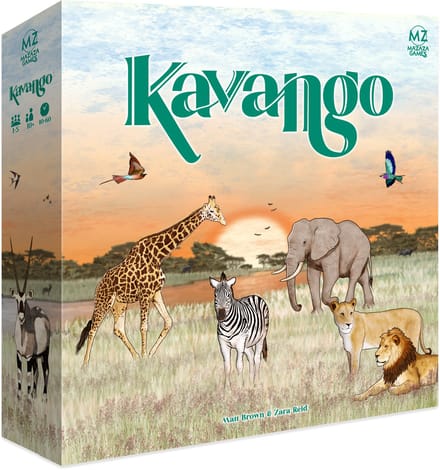 Asmodee bordspel Kavango - educatief natuurspel Zuidelijk Afrika.