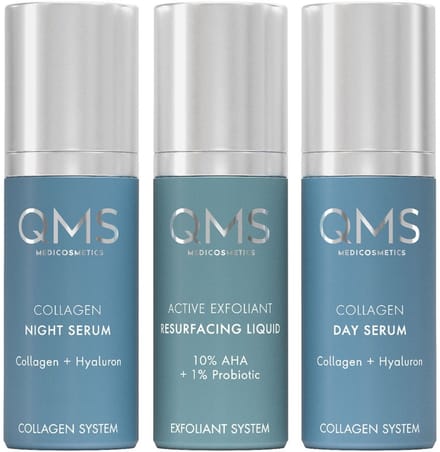 QMS Medicosmetics Core System Sets Core System Collagen + Exfoliant Set Strong 3 - Met 5 QMS samples