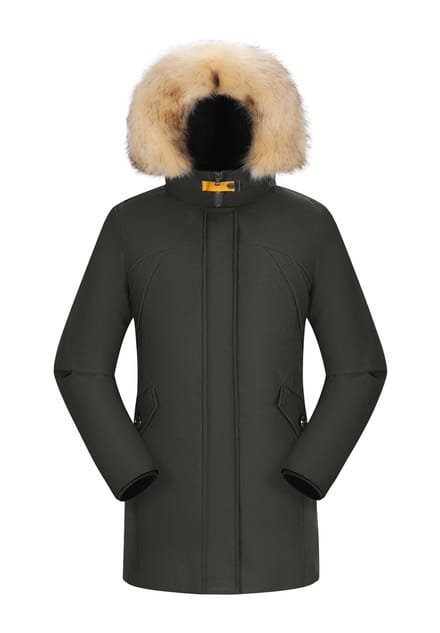 Subprime - Dames Jas winter Parka Chloe - Groen - Maat S