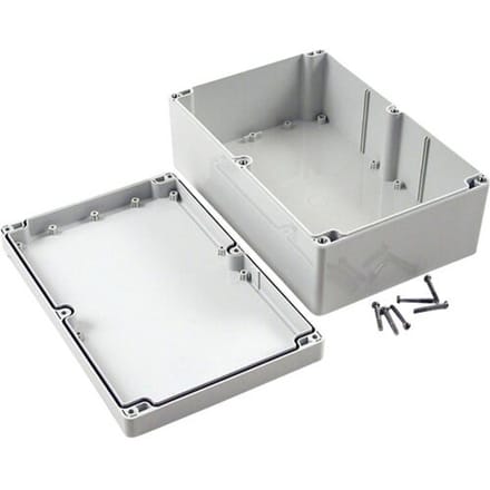 Hammond Electronics 1555VAGY Universele behuizing 240 x 160 x 90 Polycarbonaat Grijs 1 stuk(s)