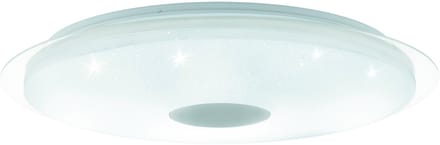 EGLO Lanciano Plafondlamp - LED - Ø 66 cm - Wit/Zilver - Dimbaar