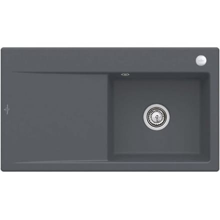 Villeroy & Boch Subway Style 50 Flat sink incl. drain set with excenter operation, basin on the right33512Fi4HL1